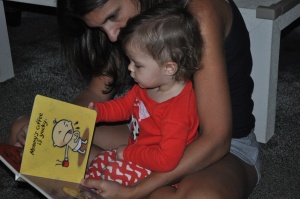 reading with mom