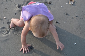loving the sand!